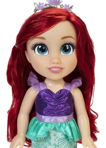 Muñeca Sirenita Princesa Ariel Sirena Y Pez Flounder Disney