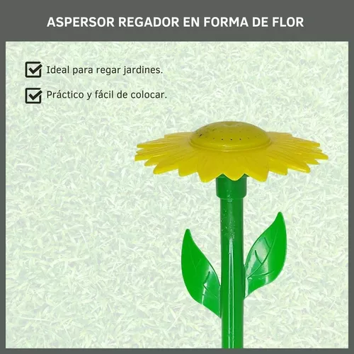 Algún día Subproducto aventuras Aspersor Regador En Forma De Flor + Palo A Rosca