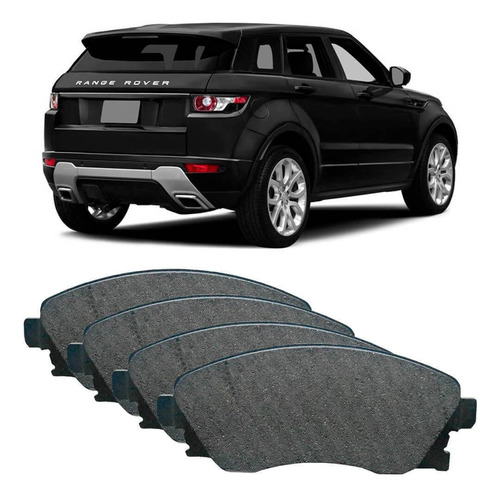 Kit Pastilha Freio Range Rover Evoque 2012 A 2017 Traseira