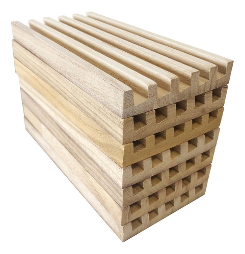 Juego De 8 Bandejas De Soporte De Madera Para Rummy Chickenf