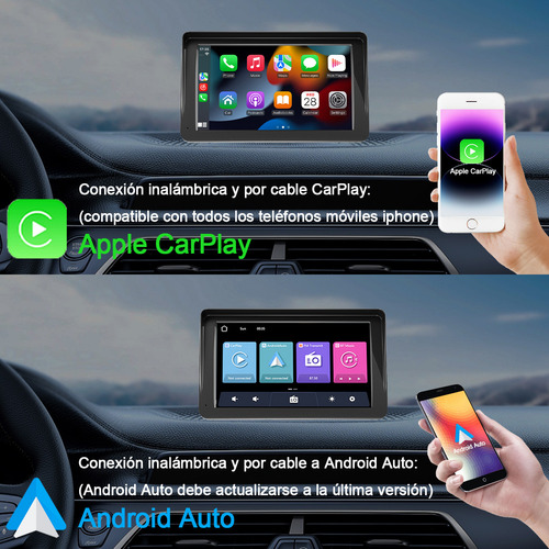 Autoestéreo Usb 7 Pulgadas Estéreo 2 Din Mirrorlink Pantalla Táctil Y Cámara