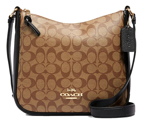 Bolsa Coach Original Ellie File Bag In Signature Canvas Cafe