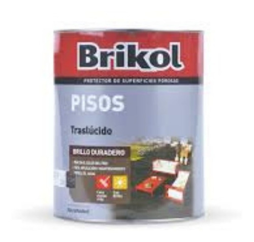 Brikol Piso Brillo Duradero X  1lts Protege Y Decora