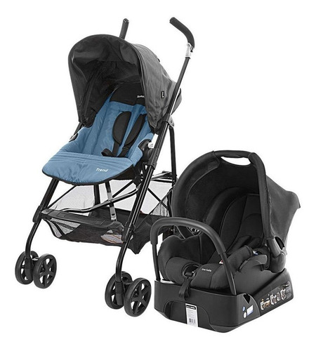Carrinho De Bebê Travel System Safety 1st 8 Rodas 3 Posições
