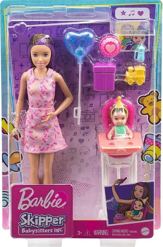 Barbie Skipper Babysistters Inc Fiesta De Cumpleaños Pastel