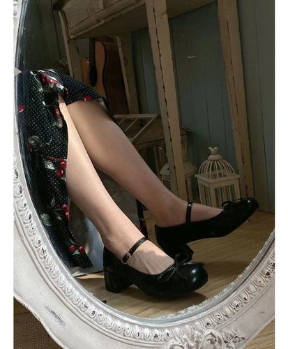Zapatos Kawaii Para Mujer Sandalias Con Lazo Estilo Lolita