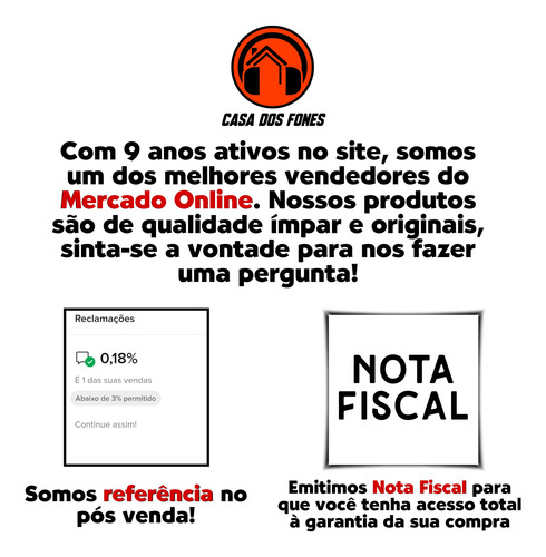 Fone De Ouvido Sem Fio Headset Kaidi Top Para Celular Poco