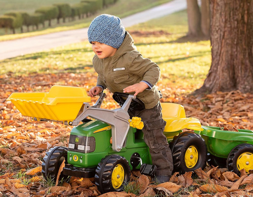 Rolly Toys John Deere - Tractor De Pedal Con Cargador Fronta