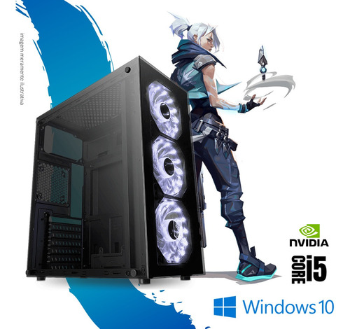 Imagem 1 de 4 de Pc Gamer I5 6th Gen. 8gb Ram Ssd 240 Win10 Geforce 2gb