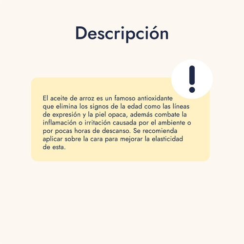 Imagen 6 de 10 de Aceite De Arroz Cosmético (humectante Y Aclarante) 250 Ml
