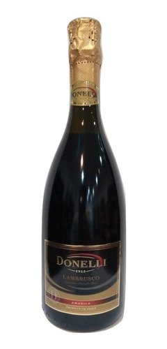 Vino Espumoso Donelli Lambrusco Rosso Amabile Italiano