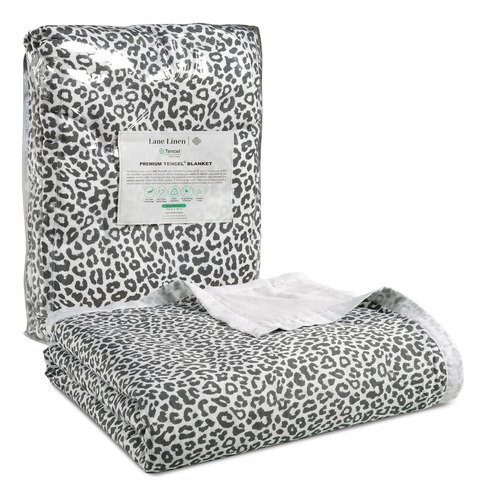 Blanket Lane Linen Cooling, Tamaño Doble, Estampado De Guepa