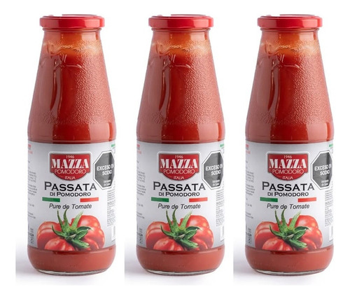 Super Oferta Passata Mazza 680gr X3un