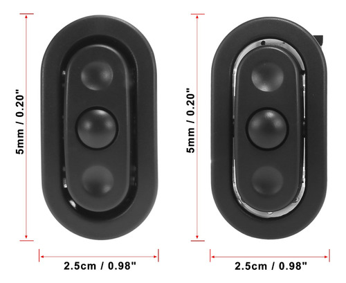 2 Botones Interruptor De Control Radio Para Dodge Jeep Más