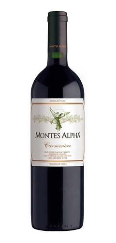 Vino Montes Alpha Carmenere ( Chile) 750ml. - Envíos