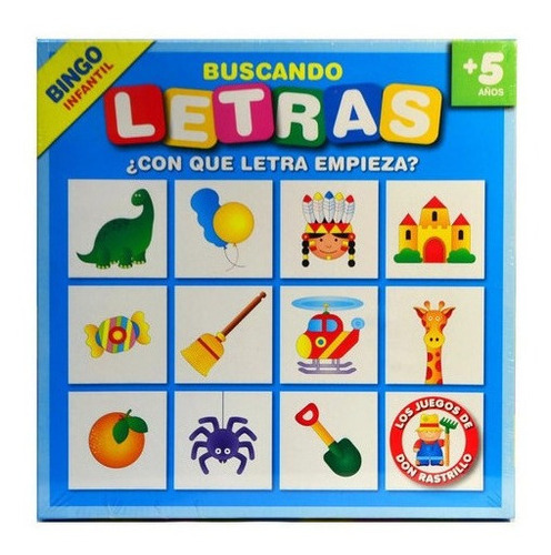 Buscando Letras Bingo Don Rastrillo Ruibal Juego Niños