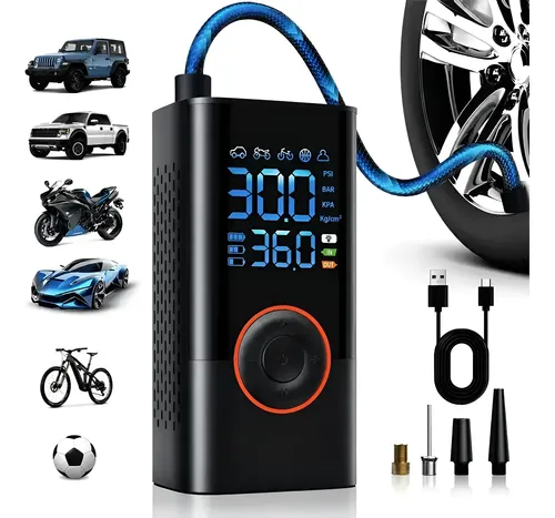 Mini Compressor Ar Calibrador Encher Pneu Portátil Digital Compressor Encher Pneu Compressor Portatil Pneu Compressor De Ar Para Calibrar Pneu