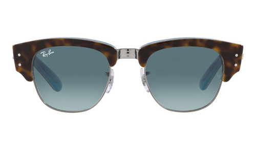 Lentes De Sol Mega Clubmaster Havana On Blue Ray-ban