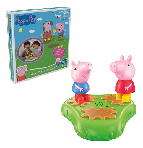 Juego De Mesa Peppa Pig Muddy Puddles Champion Hasbro