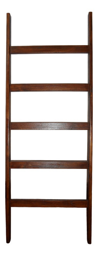 Perchero Escalera Color Nogal - Wide Walnut Blanket Ladder