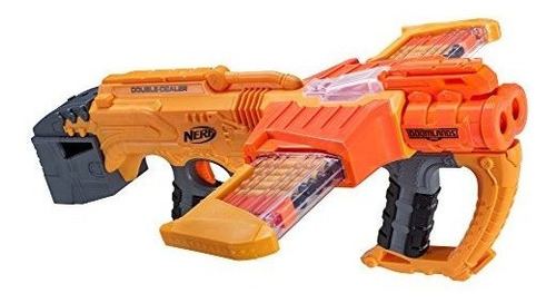 Nerf Double Dealer Doomlands Toy Blaster Con Dos Clips De 12