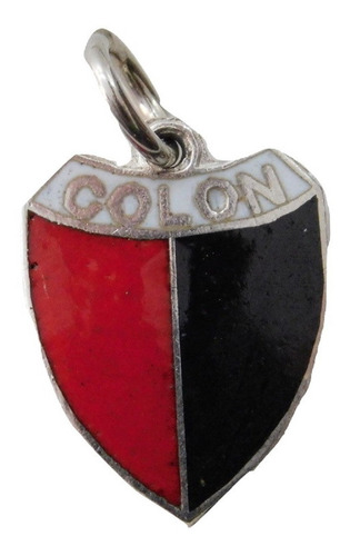 Escudo Plata 925 Colón De Santa Fe Esmaltado