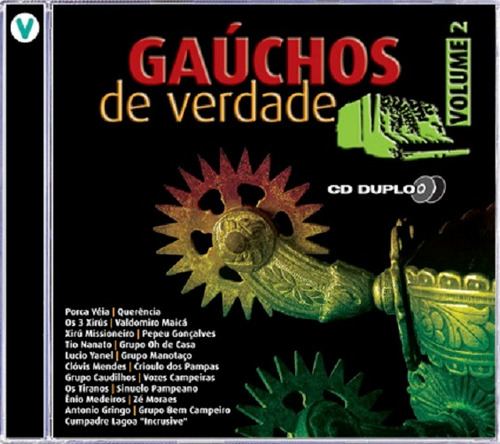 Cd - Gauchos De Verdade - Volume 2 (cd Duplo)