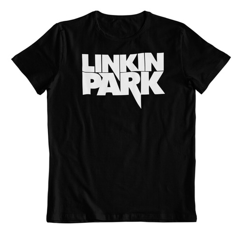 Polera Algodon Estampada Dtf Linkin Park Logo Banda Musica