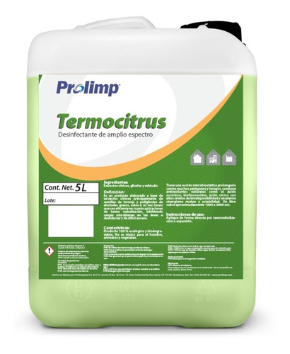 Desinfectante Para Termonebulización Orgánico Termocitrus 5 
