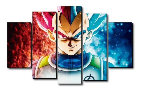 Cuadro Dragon Ball Vegeta 100 Cm X 70 Cm