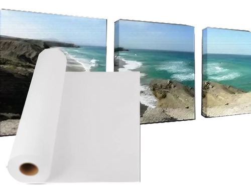 Rollo Tela De Impresión Digital Telixcon Ancho 1.27 Color Blanco Diseño De La Tela Liso