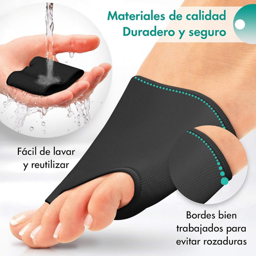 Almohadillas Metatarsianas Para Juanetes 1 Par Medio Dedo