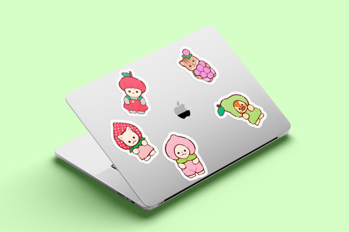 Ternurines Pegatinas Stickers Calcomanía Para Auto Moto V2