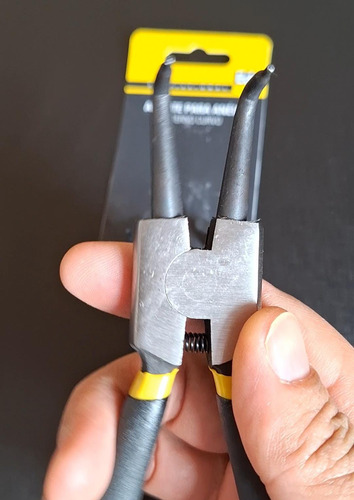 Alicate Para Aneis Travas Eda Profissional Curvo Externo 8hc