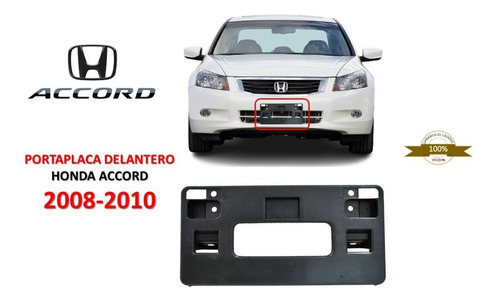 Portaplaca Delantero Honda Accord 2008-2010