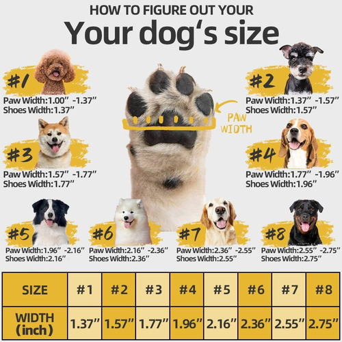 Hcpet Botas De Perro Zapatos Impermeables Para Perro...
