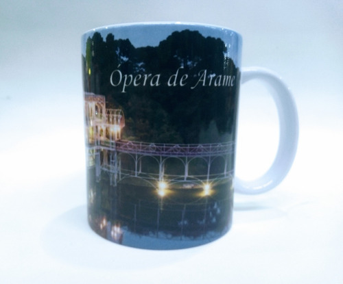 Imagem 4 de 10 de Caneca Ópera De Arame Lembrança De Curitiba + Um Brinde