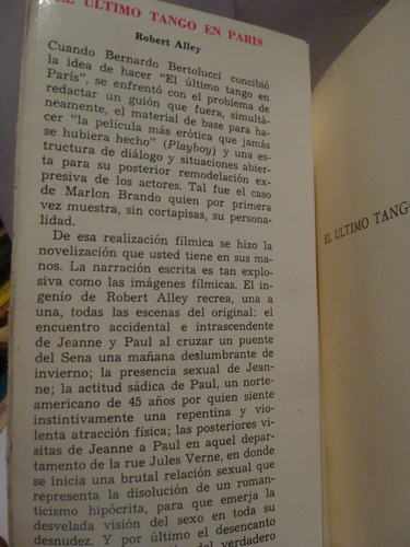 Lote 2 Libros Novelas, Ultimo Tango En Paris/los Verdes Años (Usado)