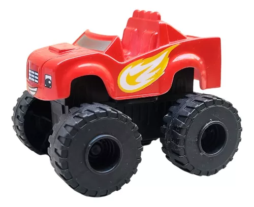 Blaze Monster Machines Kit Com 6 Carrinhos Fricção