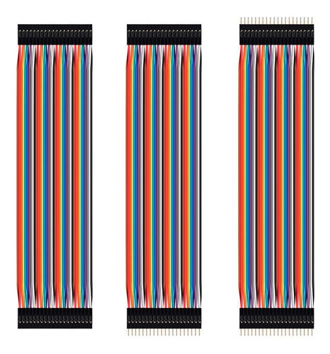Cables Jumpers Dupont H-h M-m H-m 20cm 120 Pzas