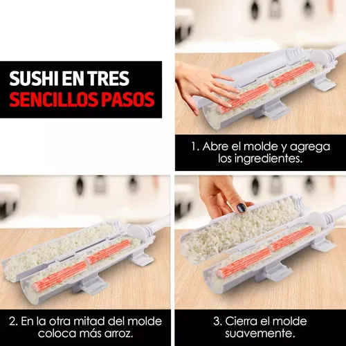 Molde Manual Para Sushi En Casa La Forma Más Rápida Y Eficiente De Lograr Sushi De Alta Calidad En Tu Propia Cocina