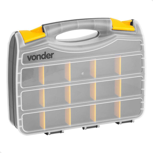 Organizador Plástico Parafusos Pesca Prego Carga 5kg Vonder Cor Transparente