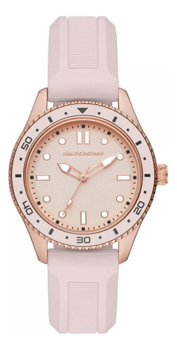 Reloj Para Mujer Skechers Brea Sr6216 Rosa