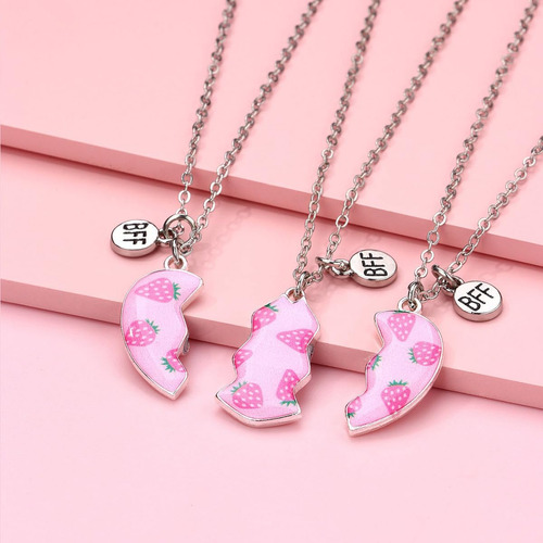 Collares Bff Para Mejores Amigos Para 3 Collares Bff Con Med