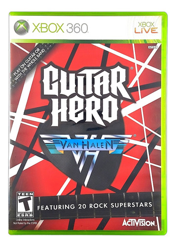 Guitar Hero Van Halen Original Xbox 360 Mídia Física