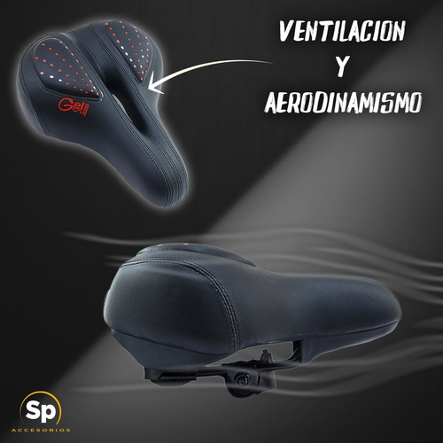 Asiento Para Bicicleta De Paseo De Dama Diseño Amplio