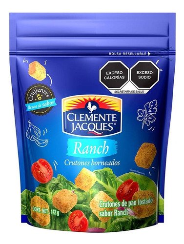 Crutones Clemente Jacques Ranch Horneados 142 G