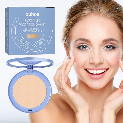 Polvo Compacto Mate,maquillaje En Polvo Fijador - Cosmética