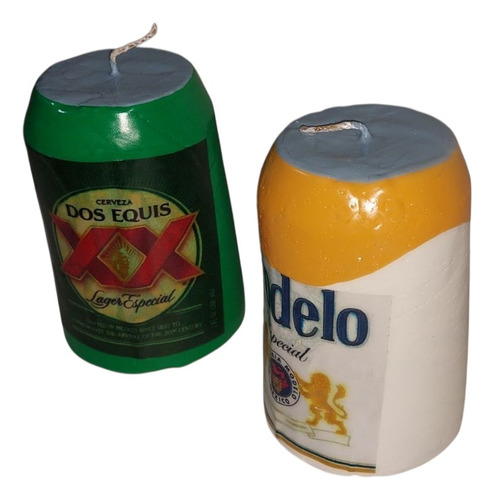 Vela Pastel .:: Lata Bote Cerveza Dos X Modelo V1 ::. C/2