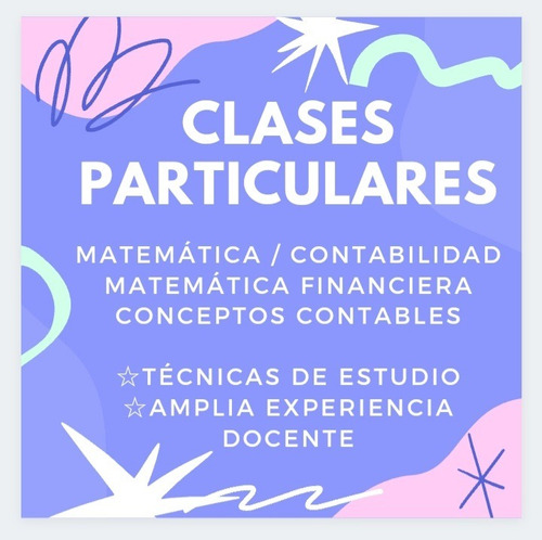 Clases Particulares, Nivel Secundaria, Utu Y Facultad...